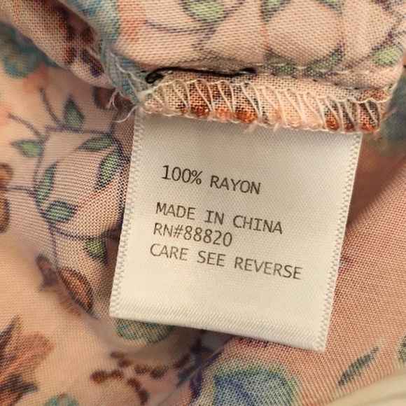 Womens Soiree Bohemian floral tank top size Small. - Picture 15 of 15